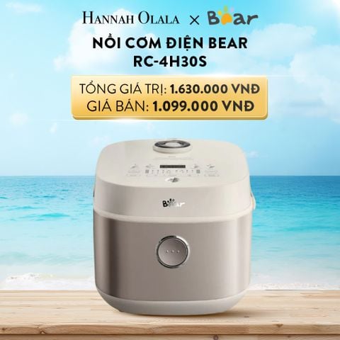  A852_DEAL 13: NỒI CƠM ĐIỆN BEAR RC-4H30S, CÔNG SUẤT: 800W, DUNG TÍCH 1L 