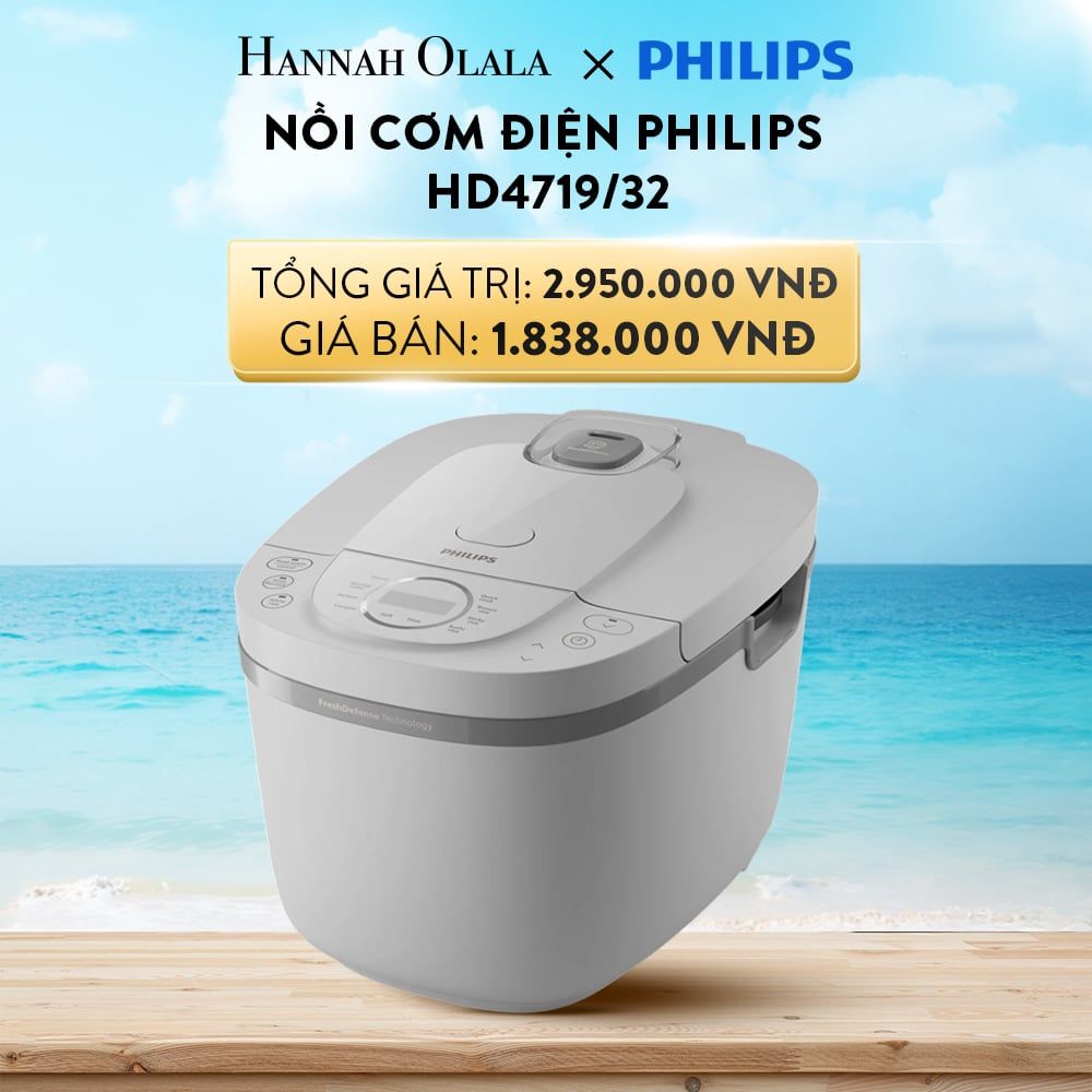  A401_DEAL 5: NỒI CƠM ĐIỆN PHILIPS HD4719/32 