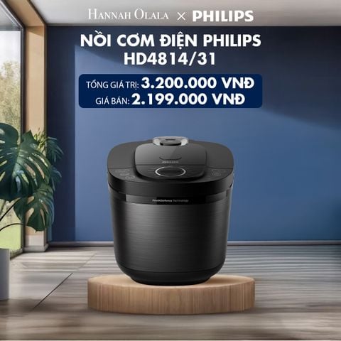  H126_DEAL 9: NỒI CƠM ĐIỆN PHILIPS HD4814/31 