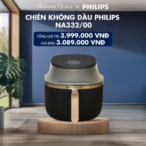  H111_DEAL 11: NỒI CHIÊN KHÔNG DẦU PHILIPS NA332/00 
