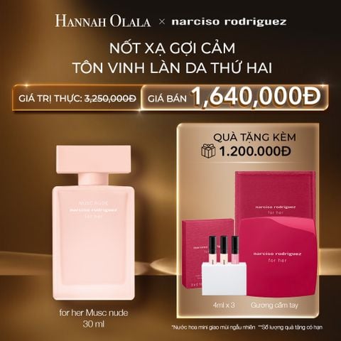  C71: DEAL 10: NƯỚC HOA NỮ NARCISO RODRIGUEZ MUSC NUDE EDP 30ML 