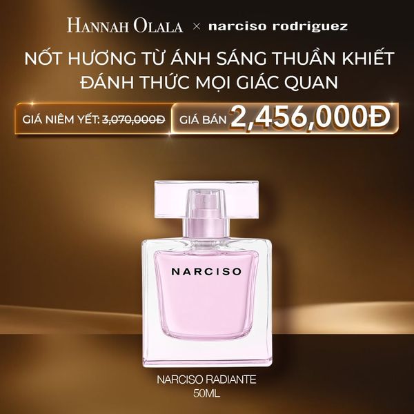  C98: DEAL 38: NƯỚC HOA NỮ NARCISO RODRIGUEZ NARCISO EAU DE PARFUM RADIANTE 50ML 