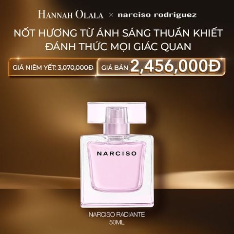  C98: DEAL 38: NƯỚC HOA NỮ NARCISO RODRIGUEZ NARCISO EAU DE PARFUM RADIANTE 50ML 