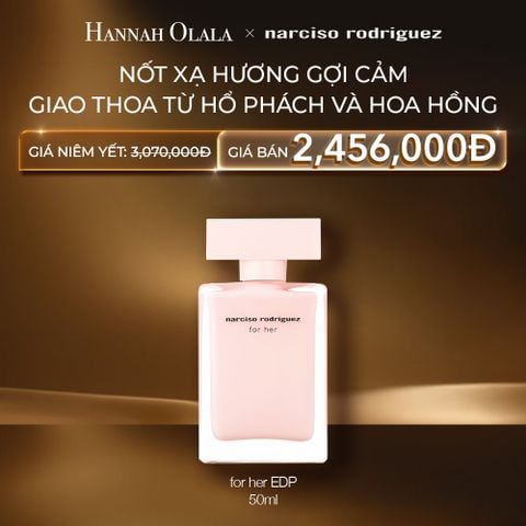  C82: DEAL 23: NƯỚC HOA NỮ NARCISO RODRIGUEZ FOR HER EAU DE PARFUM 50ML 