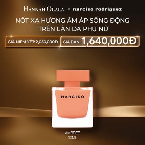  C88: DEAL 29: NƯỚC HOA NỮ NARCISO RODRIGUEZ NARCISO EAU DE PARFUM AMBRÉE 30ML 