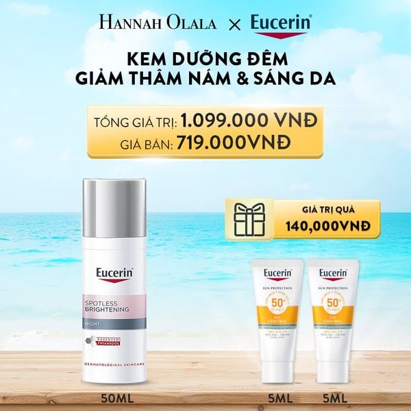  DEAL 02: KEM DƯỠNG ĐÊM GIẢM THÂM NÁM & SÁNG DA EUCERIN SPOTLESS BRIGHTENING 50ML 