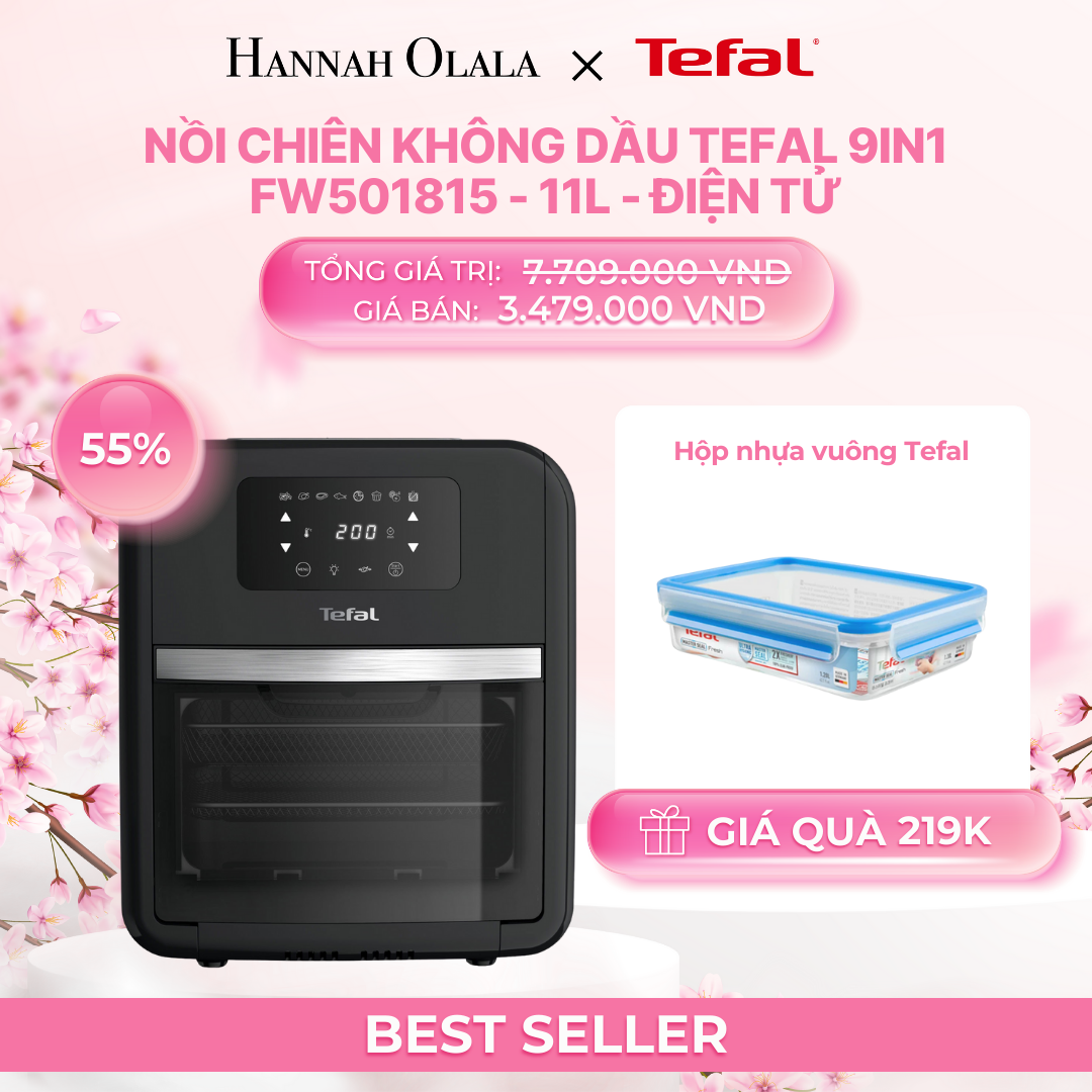  M581_DEAL 1: NỒI CHIÊN KHÔNG DẦU TEFAL 9IN1 FW501815 - 11L - ĐIỆN TỬ 