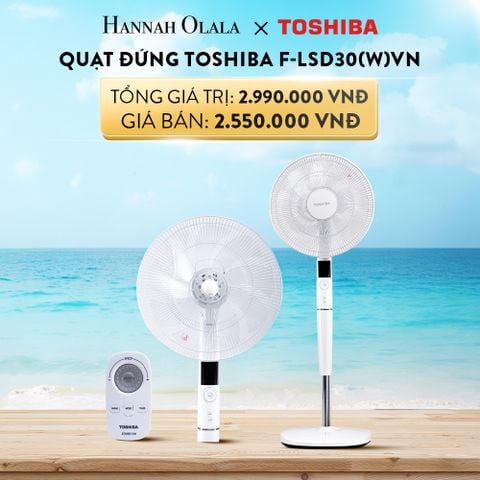  A860_DEAL 20: QUẠT ĐỨNG TOSHIBA F-LSD30(W)VN 