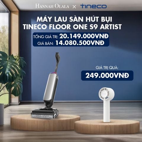  H156_DEAL 2: MÁY LAU SÀN HÚT BỤI TINECO FLOOR ONE S9 ARTIST FW2C0200ID 