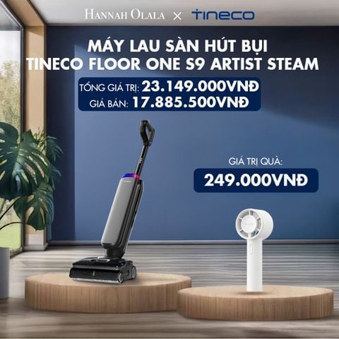  H155_DEAL 1: MÁY LAU SÀN HÚT BỤI TINECO FLOOR ONE S9 ARTIST STEAM 