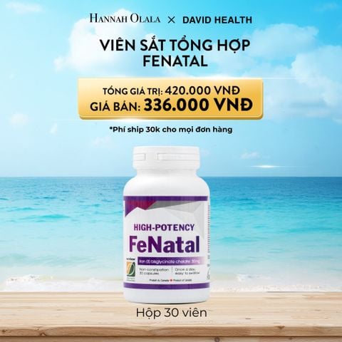  A252_DEAL 9: VIÊN SẮT HIGH POTENCY FENATAL (30 VIÊN) 