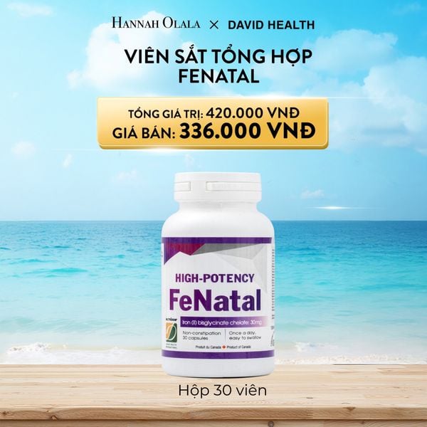  A252_DEAL 9: VIÊN SẮT HIGH POTENCY FENATAL (30 VIÊN) 
