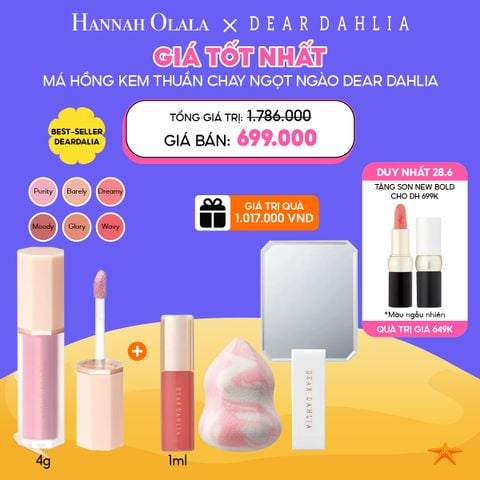  C51_DEAL 3: [DUY NHẤT 28.6] MÁ HỒNG DẠNG NƯỚC DEAR DAHLIA MUA 1 TẶNG 3 