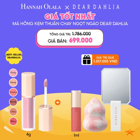  C51_DEAL 3: MÁ HỒNG DẠNG NƯỚC DEAR DAHLIA MUA 1 TẶNG 3 