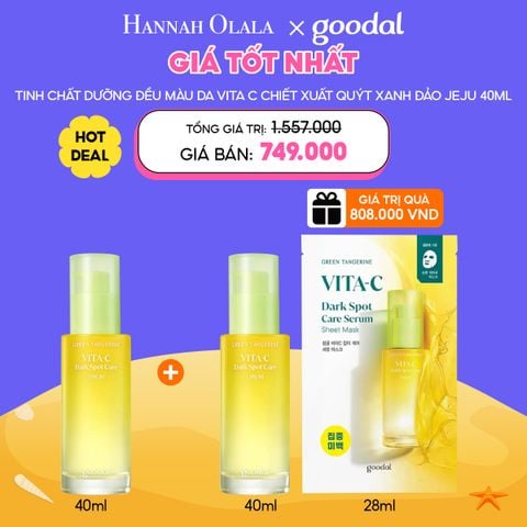  C72_DEAL 1: TINH CHẤT GOODAL HỖ TRỢ LÀM SÁNG DA, MỜ ĐỐM NÂU MUA 1 TẶNG 2 