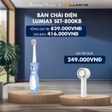  H81_DEAL 20: BÀN CHẢI ĐIỆN CHO TRẺ EM 6-12 TUỔI LUMIAS MÀU XANH/ MÀU HỒNG 