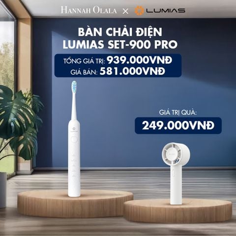  H78_DEAL 19: BÀN CHẢI ĐIỆN LUMIAS SET-900 PRO 