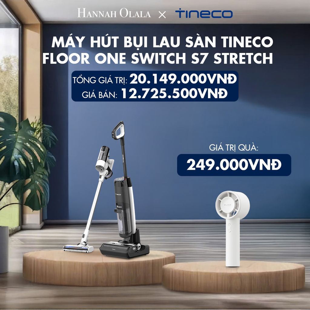  H157_DEAL 3: MÁY HÚT BỤI LAU SÀN TINECO FLOOR ONE SWITCH S7 STRETCH 