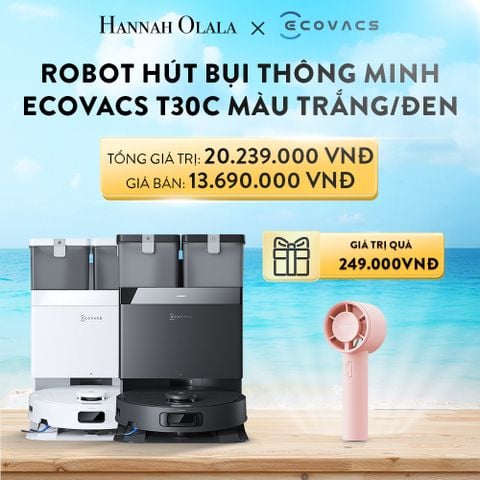  A835_DEAL 5: ROBOT HÚT BỤI THÔNG MINH ECOVACS T30C 