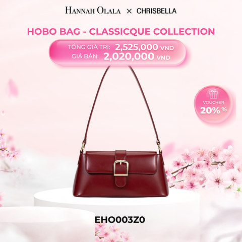  M265_DEAL 4: TÚI HOBO DA BÊ NỮ CHRISBELLA 3 MÀU SIZE L 28CM EHO003Z0 