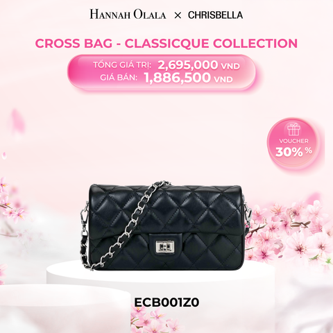  M505_DEAL 11: TÚI ĐEO CHÉO DA BÊ NỮ CHRISBELLA 4 MÀU SIZE M 24.5CM 
