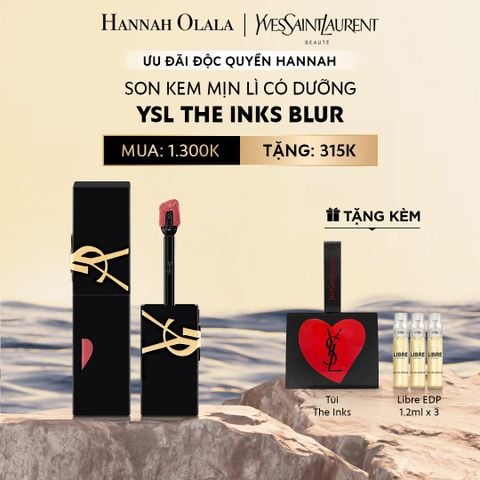  A674_DEAL 11: SON KEM MỊN LÌ CÓ DƯỠNG YSL THE INKS BLUR 