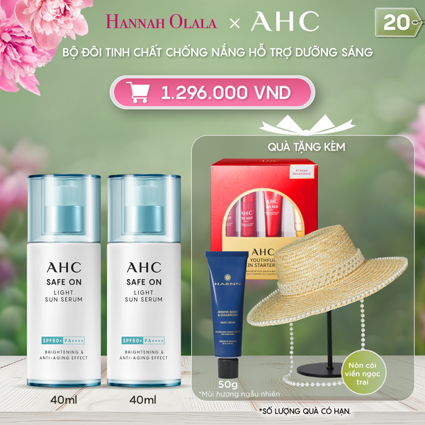  A200: BỘ ĐÔI TINH CHẤT CHỐNG NẮNG DƯỠNG SÁNG 40ML 