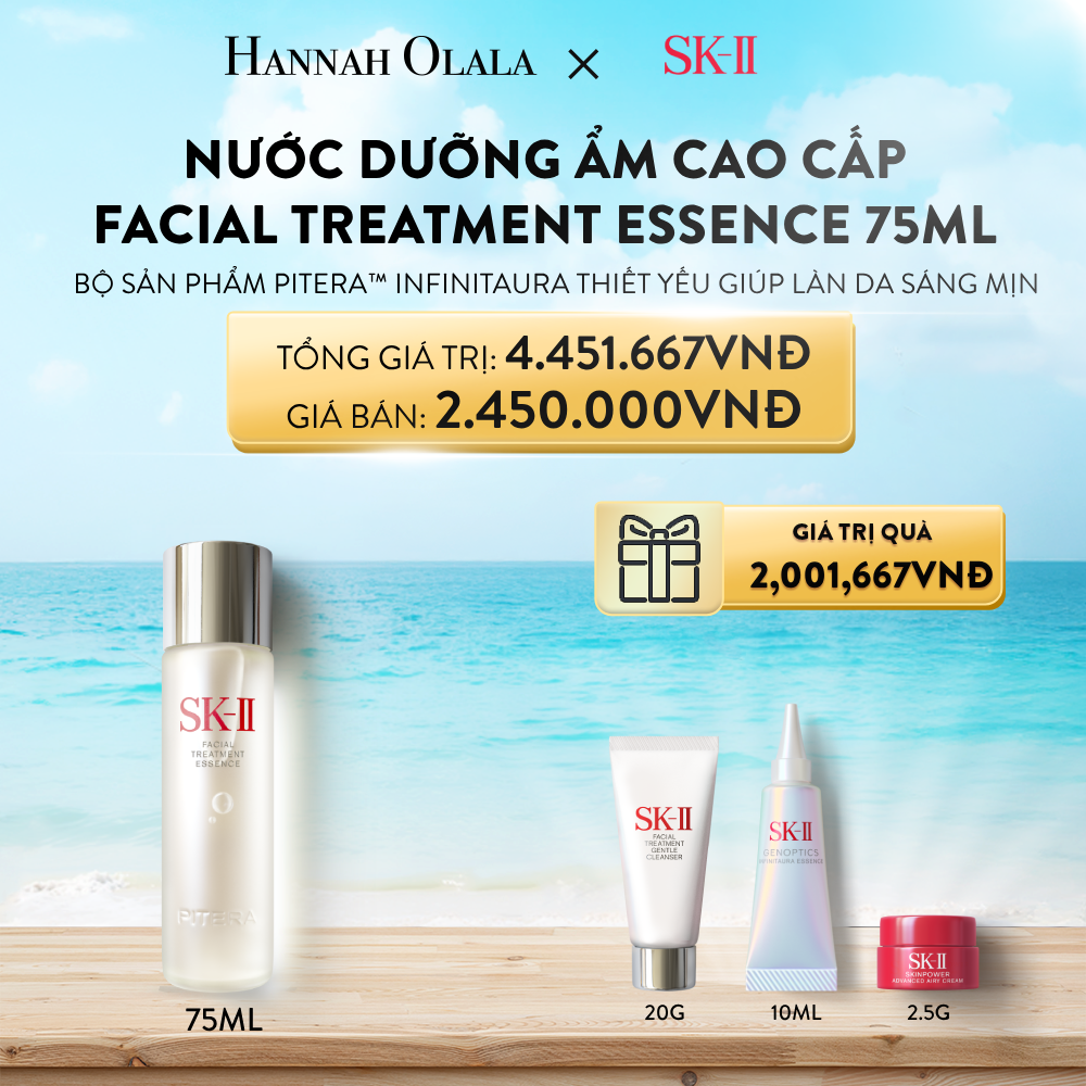  A424_DEAL 6: BỘ SẢN PHẨM SK-II PITERA™ INFINITAURA THIẾT YẾU GIÚP LÀN DA SÁNG MỊN (PHIÊN BẢN CẢI TIẾN) 
