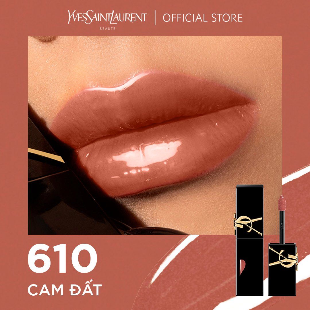  A669_DEAL 10: SON TINT DƯỠNG MÔI CĂNG BÓNG YSL THE INKS VINYL CREAM 