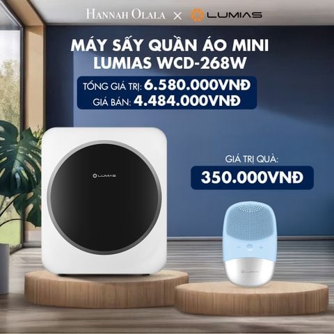  H97_DEAL 4: MÁY SẤY QUẦN ÁO MINI LUMIAS WCD-268W 