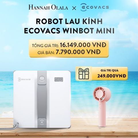  A837_DEAL 6: ROBOT LAU KÍNH ECOVACS WINBOT MINI 