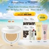  E139_DEAL 1: PHẤN NƯỚC FRESHIAN THUẦN CHAY MỊN DA SPF35 PA++ 12G MUA 1 TẶNG 6 