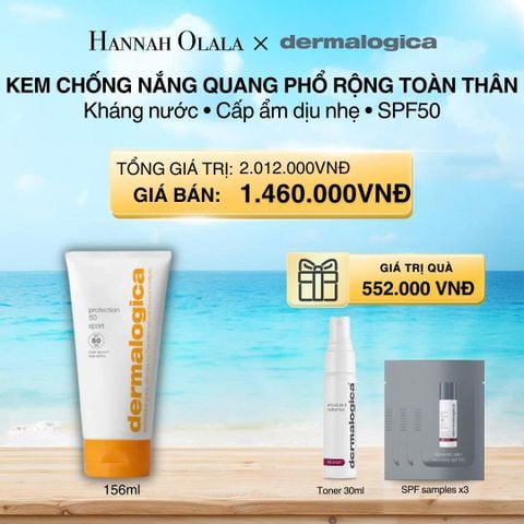  A428_DEAL 10: KEM CHỐNG NẮNG DÀNH CHO NGƯỜI CHƠI THỂ THAO KHÁNG NƯỚC + MỒ HÔI PROTECTION 50 SPORT SPF50 – 156ML 