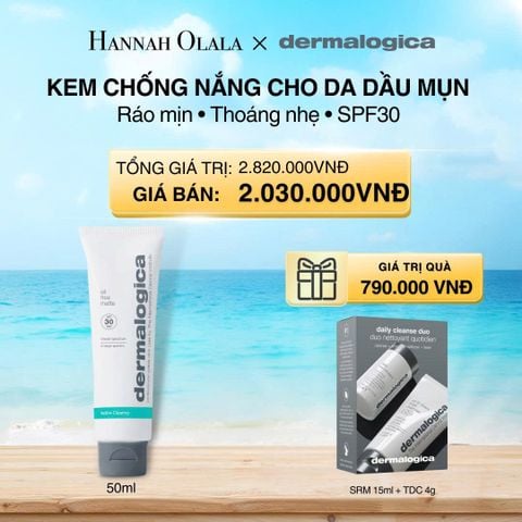  A435_DEAL 8: KEM CHỐNG NẮNG CHO DA DÀU/ MỤN OIL FREE MATTE SPF30 50ML 