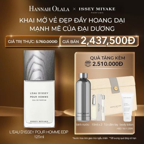  C68: DEAL 20: NƯỚC HOA ISSEY MIYAKE L'EAU D'ISSEY POUR HOMME EDP 125 ML 