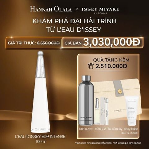  C69: DEAL 21: NƯỚC HOA ISSEY MIYAKE L'EAU D'ISSEY EDPI 100 ML 
