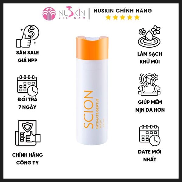 Dung dịch vệ sinh phụ nữ Scion Intimate Gentle Wash 200 ml NuSkin