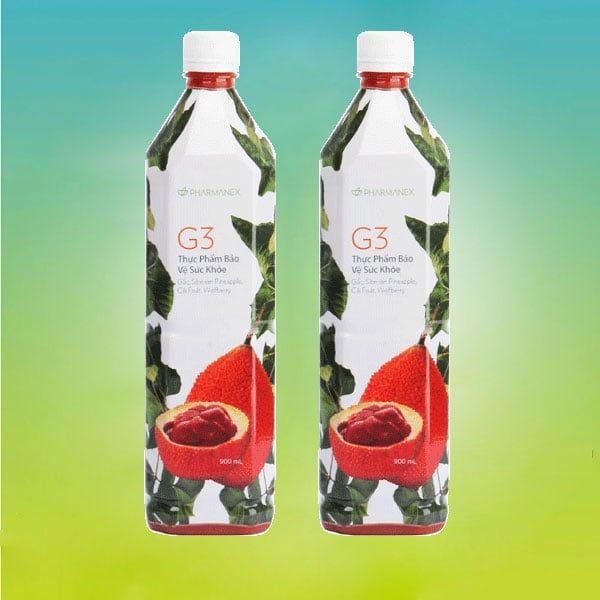 Nước Gấc G3 - Nước trái cây G3 (phiên bản mới) (2 chai)