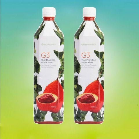Nước Gấc G3 - Nước trái cây G3 (phiên bản mới) (2 chai)