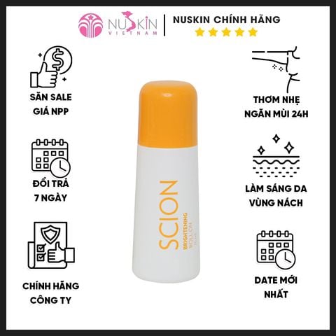 Lăn khử mùi Scion Brightening Roll On Nu Skin giúp sáng da vùng nách