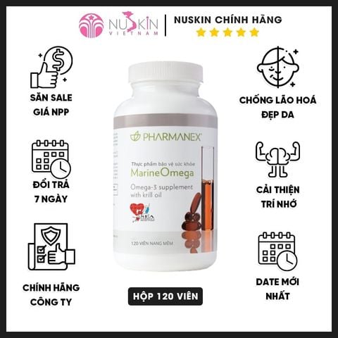 Dầu cá nhuyễn thể Marine Omega 3 của Nuskin (1 hộp 120 viên)