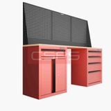  Tủ dụng cụ CSPS 183cm - 2 tủ màu đen/đỏ 