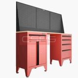  Tủ dụng cụ CSPS 183cm - 2 tủ màu đen/đỏ 