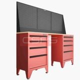  Tủ dụng cụ CSPS 183cm - 2 tủ màu đen/đỏ 