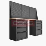  Tủ dụng cụ CSPS 183cm - 2 tủ màu đen/đỏ 