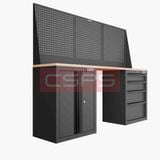  Tủ dụng cụ CSPS 183cm - 2 tủ màu đen/đỏ 