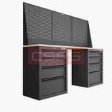  Tủ dụng cụ CSPS 183cm - 2 tủ màu đen/đỏ 