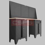  Tủ dụng cụ CSPS 183cm - 2 tủ màu đen/đỏ 
