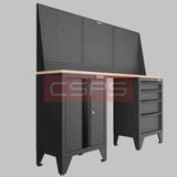  Tủ dụng cụ CSPS 183cm - 2 tủ màu đen/đỏ 