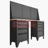  Tủ dụng cụ CSPS 183cm - 2 tủ màu đen/đỏ 